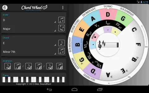 Chord Wheel : Circle of 5ths screenshot 9