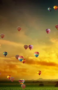 Parachutes Live Wallpaper screenshot 0