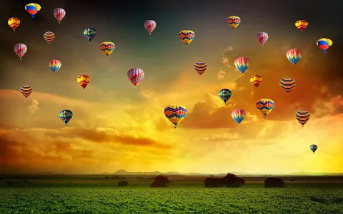 Parachutes Live Wallpaper screenshot 1