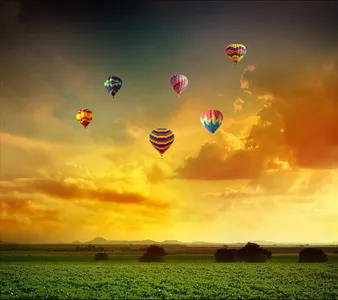 Parachutes Live Wallpaper screenshot 2