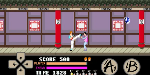 kung fu master arcade screenshot 1