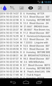 Diabetiga Diabetes GL Track screenshot 5