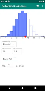 Probability Distributions screenshot 1