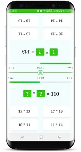 Multiplication table screenshot 6