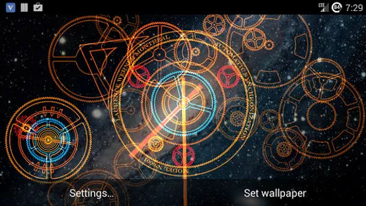 Hypno Clock Live Wallpaper screenshot 12