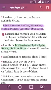 La Bible en Français screenshot 1