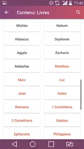 La Bible en Français screenshot 2