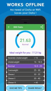 BMI Calculator & WHR Ratio screenshot 4