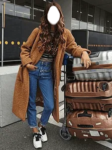 Women Coat Photo Montage-Long screenshot 17