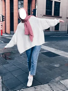 Innovative Hijab with Jeans screenshot 3