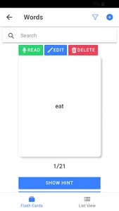 Language Flash Cards screenshot 1