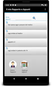 Il mio Rapporto e Appunti screenshot 6