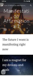 Law Of Attraction Affirmations screenshot 3