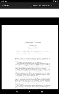 LawTeX screenshot 2