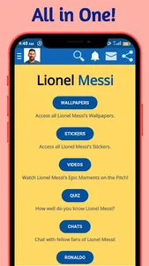 Lionel Messi Fans Arena Soccer screenshot 1