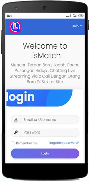LisMatch-Cari Teman Jodoh chat screenshot 1