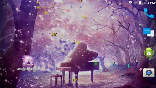 Sakura and Butterfly LWP screenshot 5