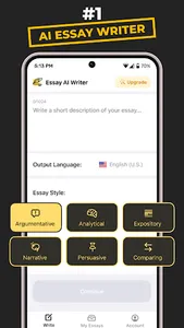 AI Writing: Essay screenshot 0