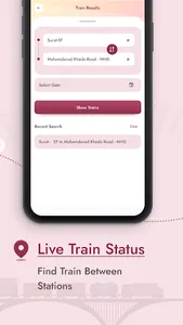 Live train status - PNR screenshot 1