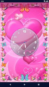 Pink Hearts Live Wallpaper screenshot 2