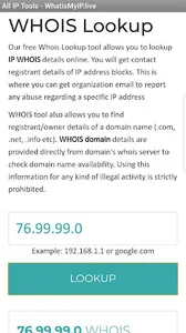 What is My IP address screenshot 3