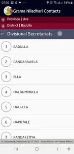 Grama Niladhari Contacts -  Sr screenshot 4