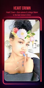 Heart Crown Face Camera screenshot 0