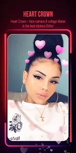 Heart Crown Face Camera screenshot 1