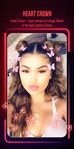 Heart Crown Face Camera screenshot 2