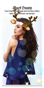 Heart Crown Photo Editor App screenshot 1
