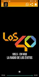 LOS 40 EN VIVO screenshot 1