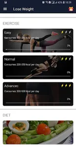 Weight loss fitness, diet screenshot 2