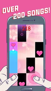 Lovely Heart Piano Tiles screenshot 2