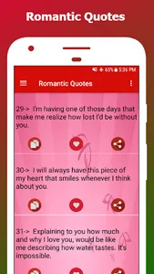 Romantic Love Quotes & Images screenshot 2