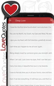 Love Quotes - Deep love poems screenshot 2