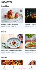 Low carb recipes diet app screenshot 3