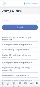 ePacientas screenshot 2