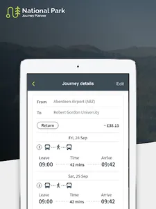 National Park Journey Planner screenshot 11