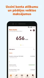 Swedbank Latvia screenshot 1