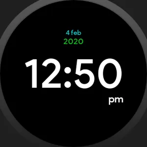 Absolute Minimal (Wear OS Watc screenshot 0