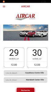 Aircar - location de voitures screenshot 0