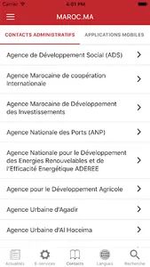 Portail national du Maroc screenshot 3