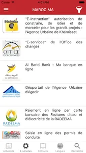 Portail national du Maroc screenshot 4
