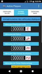 Plaque d'immatriculation Maroc screenshot 3