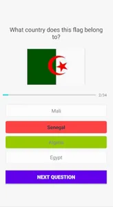 Africa Flags Quiz - Drapeaux screenshot 2