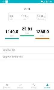 MaCa App: Quản lý Calories, Tí screenshot 4