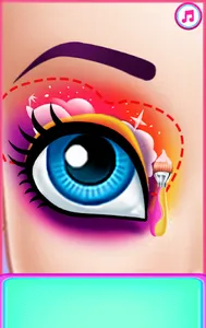 Princess Eye Makeup Artist Gam screenshot 5