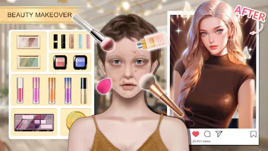 Beauty Makeover - Makeup Games screenshot 2