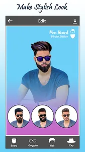 Men Beard Photo Editor Boy Hai screenshot 3