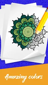 Mandala Coloring Book Game screenshot 2